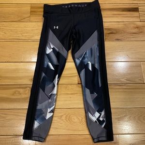 Womens Under Armour Compression Leggings MD M Heatgear